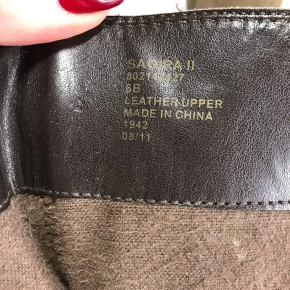 Ralph Lauren Vintage Suede & Leather Riding boot - Size 6 China - Picture 10 of 11